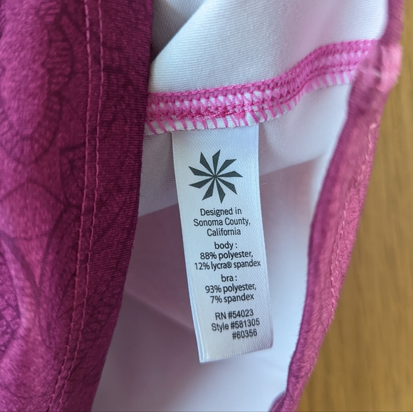 Athleta Harmonious Tank Fuchsia Small - Picture 4 of 6
